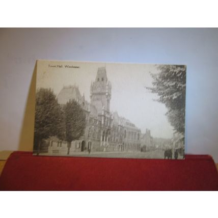 TOWN HALL, CATHEDRAL, WINCHESTER, HAMPSHIRE unused postcard Jay-em-Jay series =