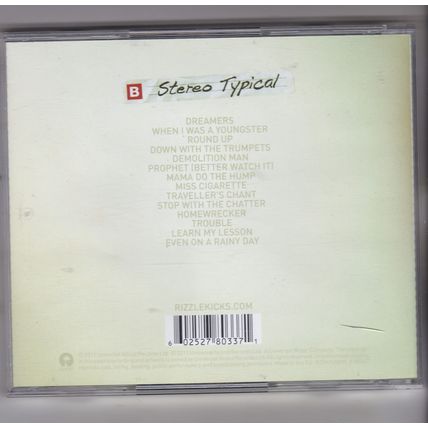 Rizzle Kicks : Stereo Typical. (2011) CD Album