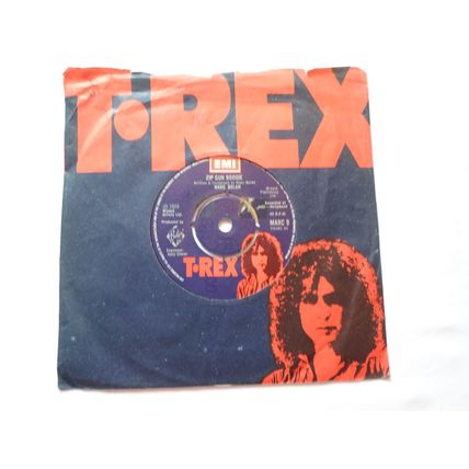 7". 1974..T REX. ZIP GUN BOOGIE, MARC 9, SPACE BOSS, A1 -B1 , EXCELLENT