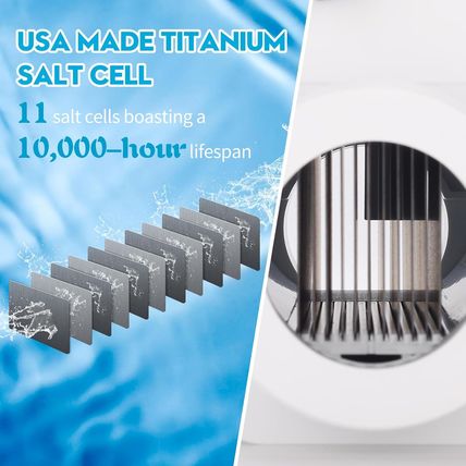 Salt Chlorine Generator, Westaho Pool Salt System for Inground Pools up to 40,00
