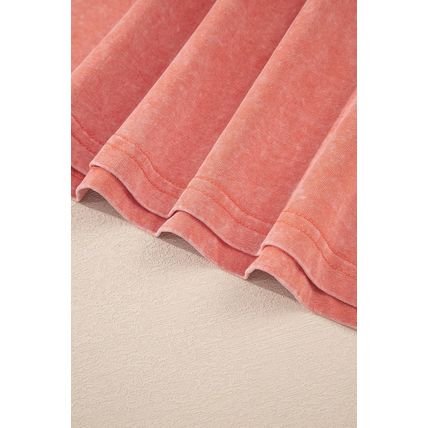 Flamingo Mineral Wash Tank Mini Dress with Pockets