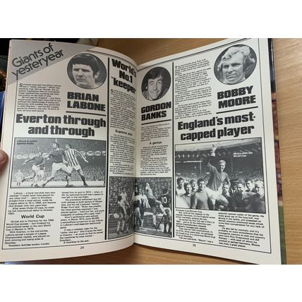 1981 "SOCCER MONTHLY ANNUAL 1982" UK VINTAGE FOOTBALL HB BOOK (P3)