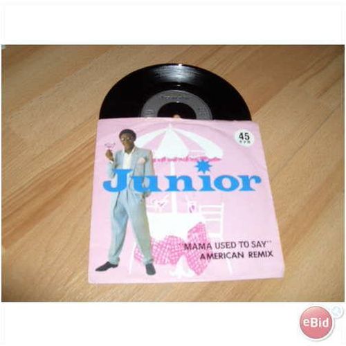 junior, mama used to say-american mix.1981 7" p/s.