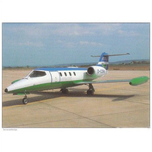 Contactair Learjet 35A Aircraft Postcard (A13831)