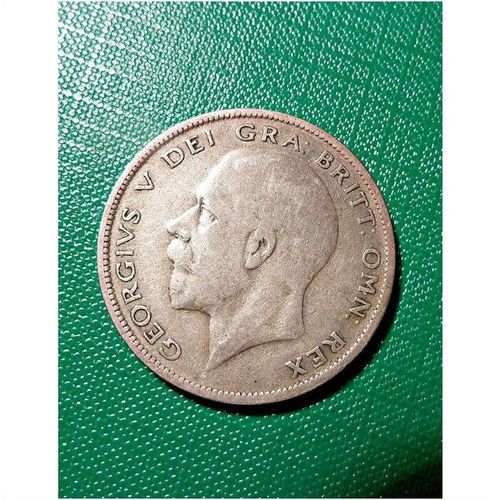 1928 Silver Half Crown Coin King George V UK