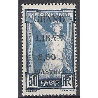 Grand Liban N° 21 YVERT NEUF * ( MLH )