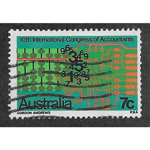 AUS 1972 7c 'CONGRESS OF ACCOUNTANTS' FINE USED (EBID52-037)