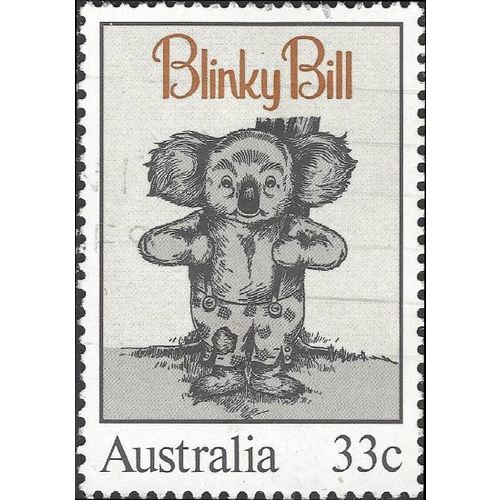 AUSTRALIA, MAMMAL, Blinky Bill, Koala, white 1985, 30c