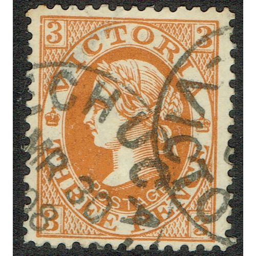 Victoria 1905 3d Orange Brown SG420 FU