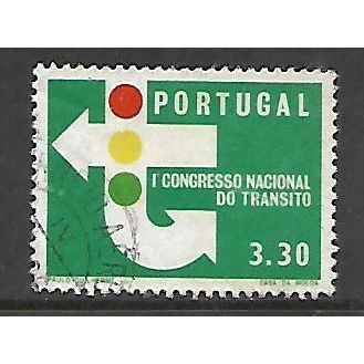 PORTUGAL 1965 NATIONAL TRAFFIC CONGRESS 3e.30 TRAFFIC SIGNALS SG 1261 FINE USED