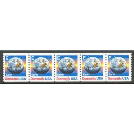 2279 25c E Earth Fine MNH Dry Gum PNC 1222/5 P0794