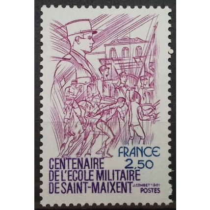 FRANCE: 1981 Cent. of Maixent Military Academy: SG2414 MNH
