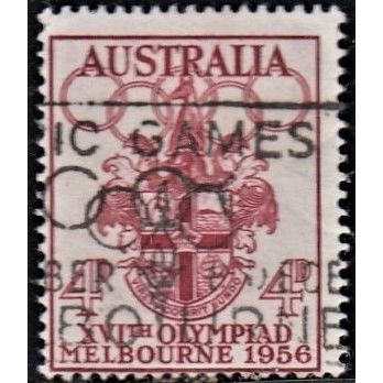 AUSTRALIA, 1956 4d Olympic Games, SG 290 (Scott #288), used