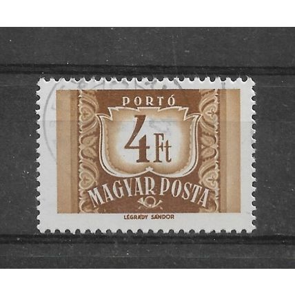 Hungary.D1517 4fo Brown.Fine Used.Mar23