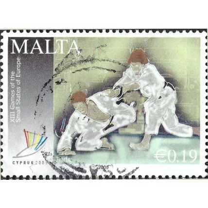 MALTA, Smaill States Games, Judo, green-yellow 2009, 0.19