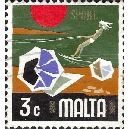 MALTA, Sport, green 1958, 3c
