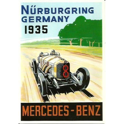Advertising MERCEDES-BENZ Postcard (Santoro M685)