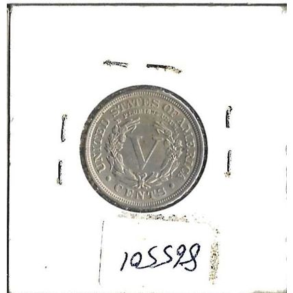 1911 US Liberty Nickel AU Grey Sheet $70.00