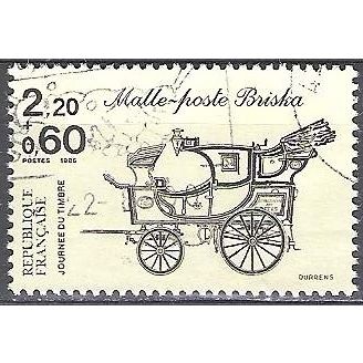 France 1986 Michel 2542CB O Cote (2008) 1.50 € Journée du Timbre Malle-poste