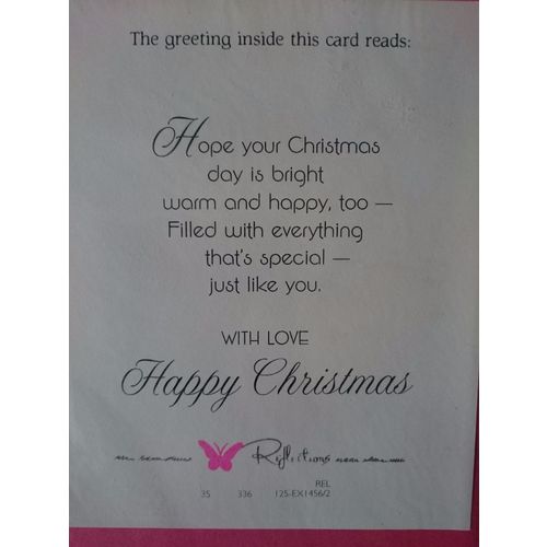 Christmas Cards - For You Auntie - 01 - Glitter Card
