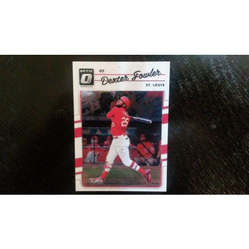 2017 Donruss Optic Card # 141 Dexter Fowler Mint (9) St Louis Cardinals