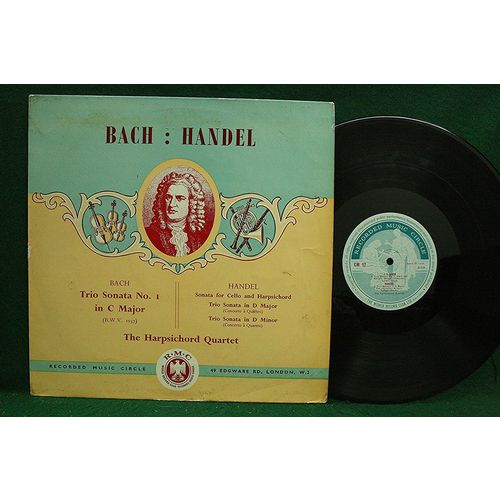 Harpsichord Quartet - Bach: Sonata No. 1/Handel: Son. & Trio Son. - CM 12 - EX+