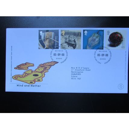 ROYAL MAIL - MILLENNIUM COLLECTION: MIND AND MATTER FIRST DAY COVER