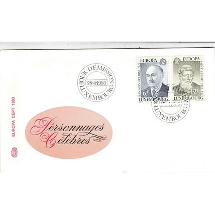 Luxembourg 1980 Europa FDC special cancel Unaddressed VGC