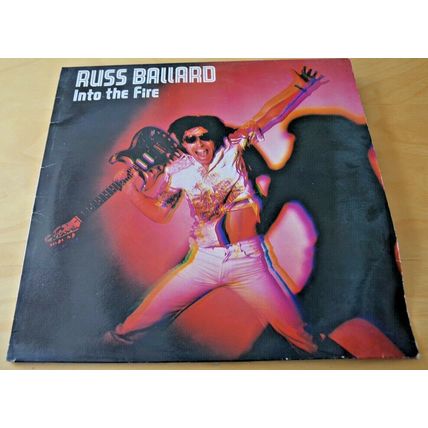 RUSS BALLARD & BARNET DOGS Into The Fire LP hard glam rock 1981 vinyl record