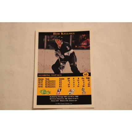 Bob Kellogg 1994 Classic Pro Prospects NO. 63