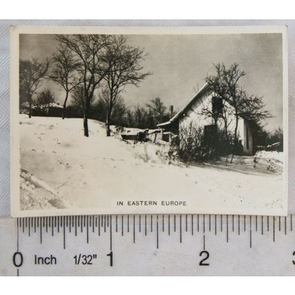 1937 Senior Service Winter Scenes No. 22 In Eastern Europe