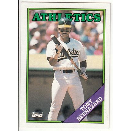 1988 Topps baseball card 122 Tony Bernazard