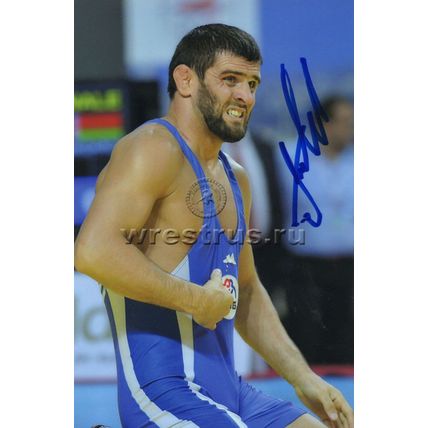Murad Gaidarov Russian Olympic Games Wrestling Hand Signed Photo