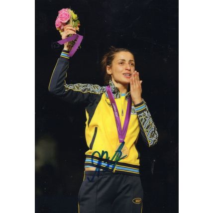 Yana Shemyakina Ukranian Olympic Games Fencing Hand Signed Photo