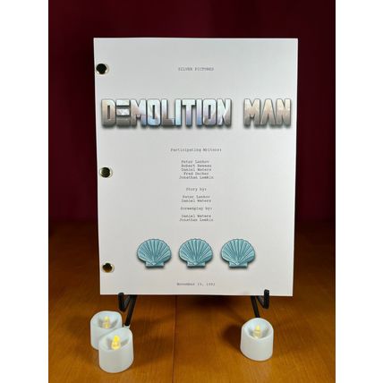 Demolition Man Script- 127 Pages Long- Full Script Reprint- Demolition Man Movie