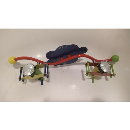 dar lighting pilot aeroplane child's kids bedroom light rare obsolete ceiling