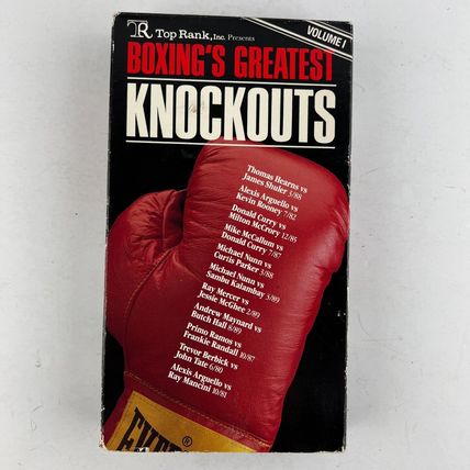 Top Rank Boxing's Greatest Knockouts Vol 1 VHS Video Tape