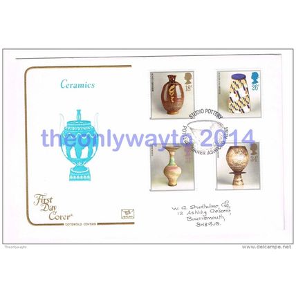 1987 CERAMICS, UK, FDC