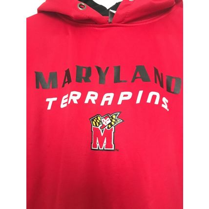 Campus Heritage Men's Hoodie Sweatshirt Maryland Terrapins Size L Red