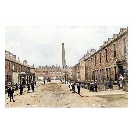 ptc0706 - Burnley , Rosegrove Lane , Lancashire - print 6x4
