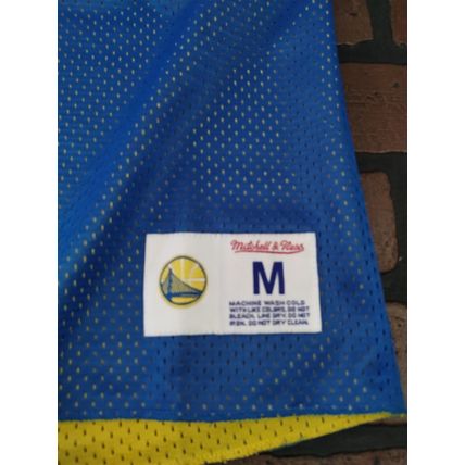 GOLDEN STATE WARRIORS Mitchell & Ness Drop Step Basketball Jersey ~New~ S M 2XL