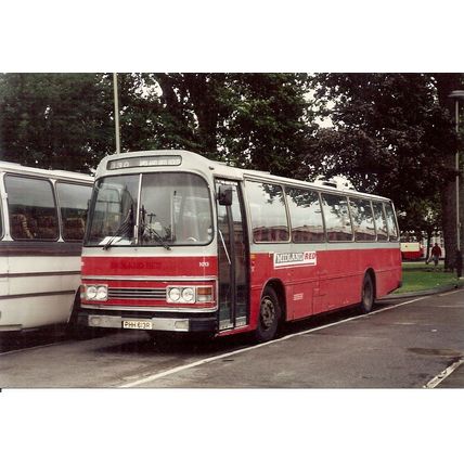 Colour Photo of Midland Red (South) Ltd. - PHH 613R ex Cumberland Motor Services