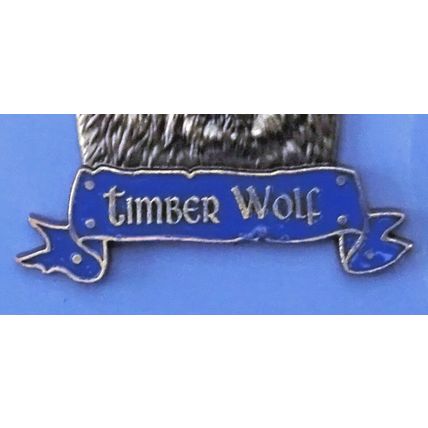 TIMBER WOLF ANTIQUE STYLE FRIDGE MAGNET HEAVY DUTY METAL 3D MAGNET