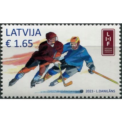 Latvia. 2023. World Ice Hockey Championships (III) (MNH **) Stamp