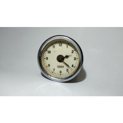 30s 40s classic vintage smith electric white dial clock pat. no. 406409 mg alvis