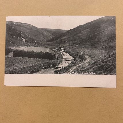 Badgworthy Water and Doone Valley, Devon V early Postcard by Frith. MINT Rare
