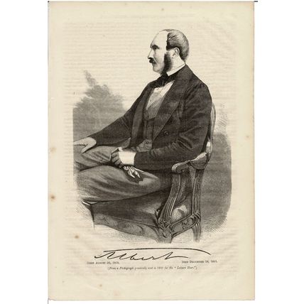 Albert, Prince Consort (1819-1861), Book Illustration (Print), 1862