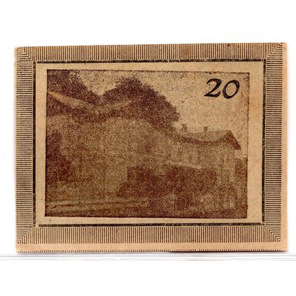 1920 Austria Mauthausen Notgeld 20 Heller Note (1441)