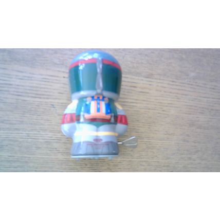 STAR WARS: BOBA FETT Tin Wind-Up Figure by Bebots (Schylling) SEE NOTES