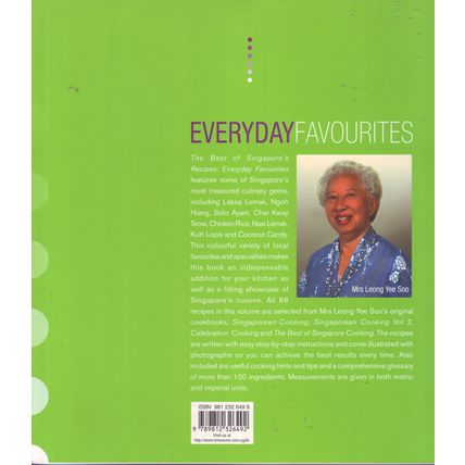 The Best Of Singapore's Recipes Everyday Favourites Cook Book
